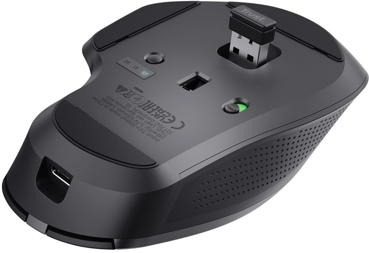 Мышь Trust Ozaa+ Multi-Device Wireless Black (8713439248203) - изображение 5