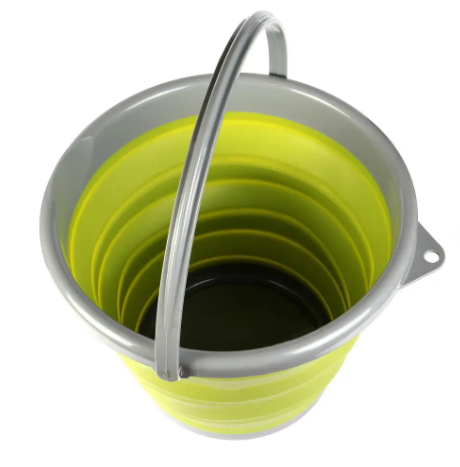 Складное силиконовое ведро Ranger RA8852 10л Green - изображение 4