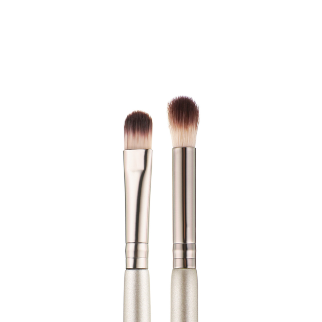 Пензлик для розтушовування тіней Beauty Luxury Eyeshadow & Blending Brush двосторонній MA-16 - изображение 2