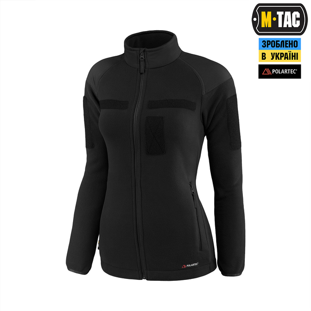 Куртка M-Tac Combat Fleece Polartec Jacket Lady Black XS/R - зображення 1