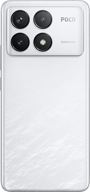 Смартфон Xiaomi POCO F6 Pro 12/512GB White (Global Version) - зображення 2