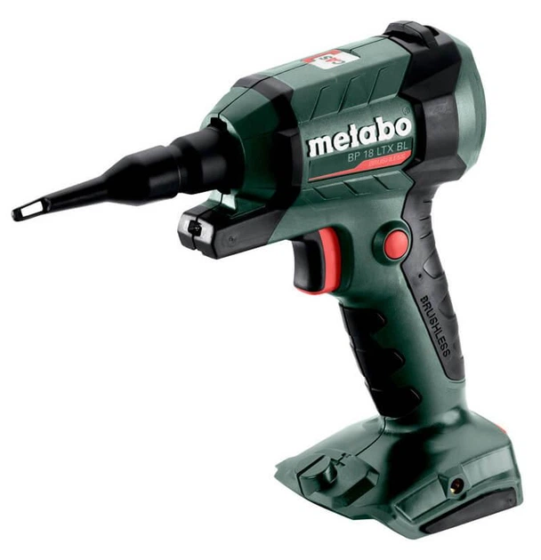 Аккумуляторный продувной пистолет Metabo BP 18 LTX BL без акб и з/у (600798850) - Фото 2 Аккумуляторный продувной пистолет Metabo BP 18 LTX BL без акб и з/у (600798850) - изображение 2