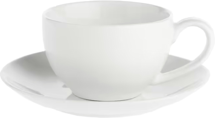 Zestaw filiżanek do herbaty La Porcellana Bianca Essenziale porcelana ze spodkiem 220 ml x 6 szt (8027549102363) - obraz 2