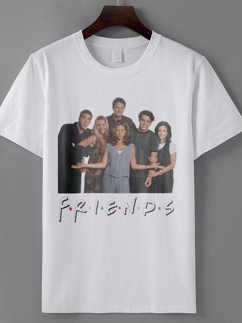 Футболка Серіал Друзі (Friends) poster PG04672 goodreclama S Білий - Фото 1 Футболка Серіал Друзі (Friends) poster PG04672 goodreclama S Білий - зображення 1