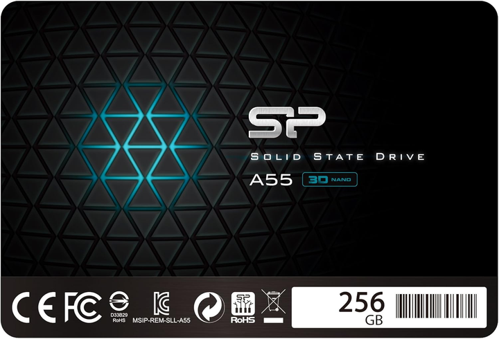 SSD диск Silicon Power A55 256GB 2.5" SATAIII SLC (SP256GBSS3A55S25RR) - зображення 1