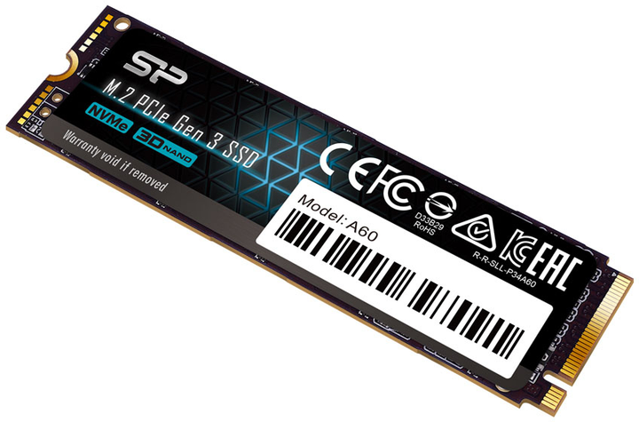 Dysk SSD Silicon Power P34A60 256GB M.2 2280 PCIe 3.0 x4 SLC (SP256GBP34A60M28RR) - obraz 5