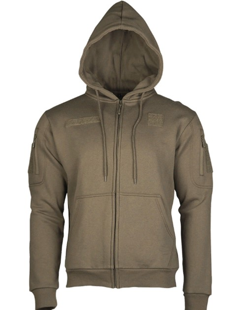 Кофта Sturm Mil-Tec Tactical Hoodie Zipper олива 3XL 11472012 - изображение 1