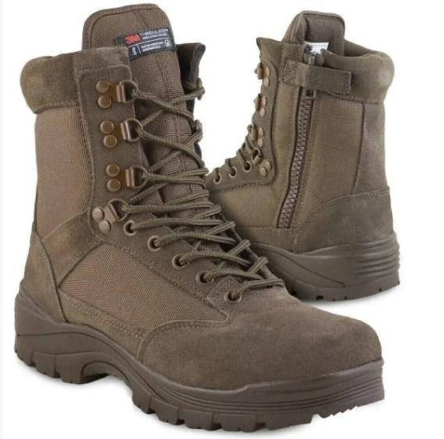 Черевики Берці Sturm Mil-Tec Tactical Boot m.ykk Zipper Braun 42 12822109 - зображення 1