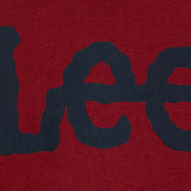 Підліткова футболка з довгими рукавами для хлопчика Lee LEE0004T-B78 170-176 см Бордова (5059118803589) - зображення 3