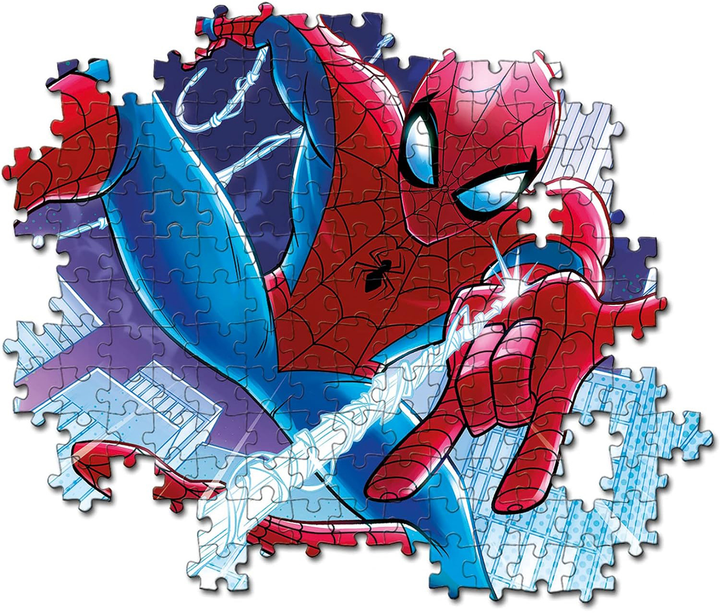 Puzzle Clementoni Glowing Spider Man 104 elementy 27555 (8005125275557) - obraz 2