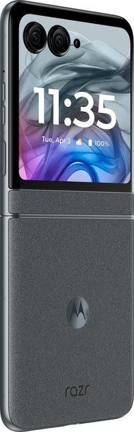 Мобільний телефон Motorola Razr 50 8/256GB Koala Grey (PB200012PL) - зображення 6