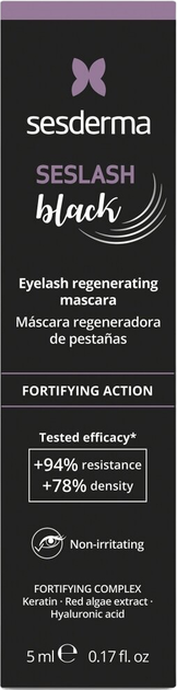 Туш для вій Sesderma Seslash Подовжуюча Чорна 5 мл (8429979439765) - зображення 4