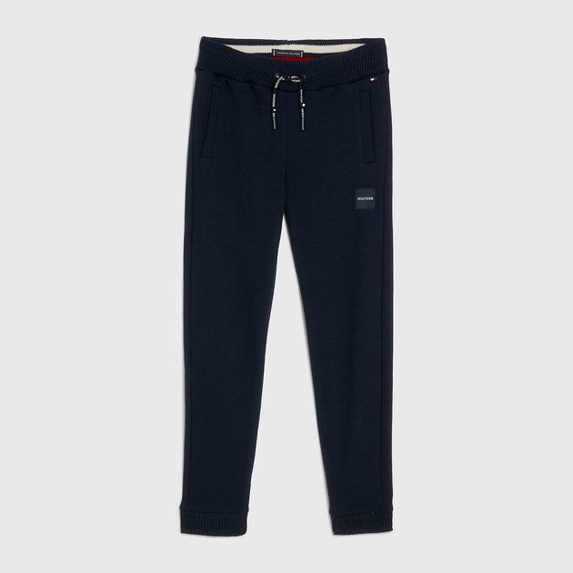 Дитячі спортивні штани для хлопчика Tommy Hilfiger KB0KB08278-DW5 128 см Чорні (8720644019306) - зображення 3