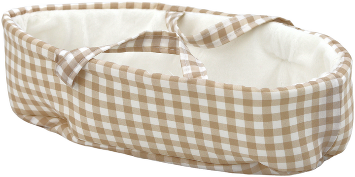 Lalka bobas LEAN Toys w nosidełku Króliczek Beżowy 30 cm (5905991009344) - obraz 4