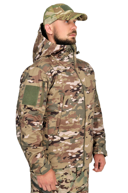 Тактична куртка WinTac Soft Shell Viking MTP NK XS мультикам - зображення 1