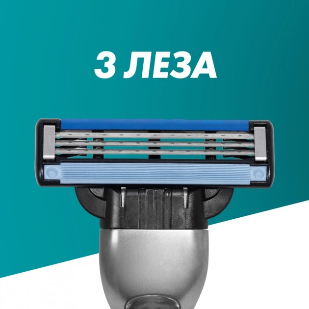 Сменные кассеты Gillette Mach3 2 шт. (3014260251970) - изображение 3