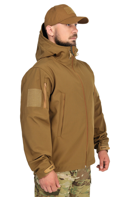 Тактична куртка WinTac Soft Shell VIKING Coyote XS койот - зображення 2