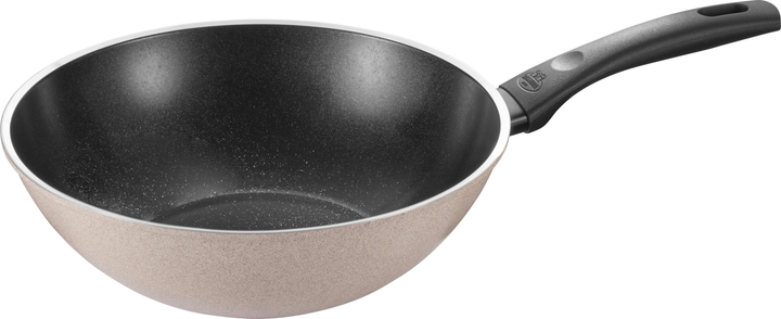 Patelnia Wok Ballarini Ledro Beżowa 28 cm (8003150522929) - obraz 1