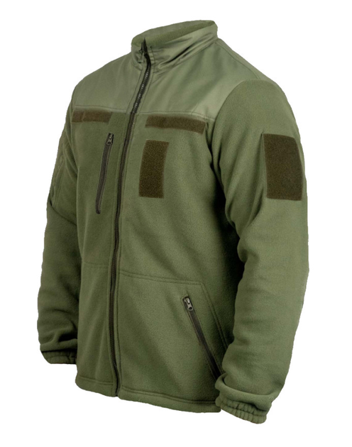 Тактична флісова кофта WinTac Sarmat arm olive Fleece 280 гр/м 5XL олива - зображення 1