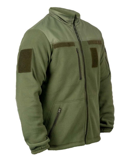 Тактична флісова кофта WinTac Sarmat arm olive Fleece 280 гр/м S олива - изображение 2