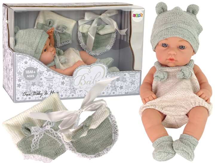 Пупс LEAN Toys Baby So Lovely Зелений 30 см (5905214972004) - зображення 3