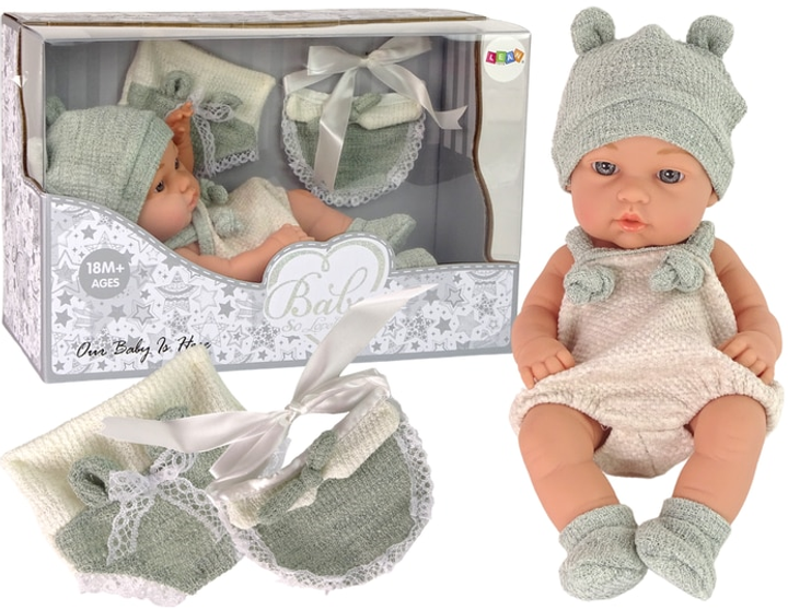 Пупс LEAN Toys Baby So Lovely Зелений 30 см (5905214972004) - зображення 4