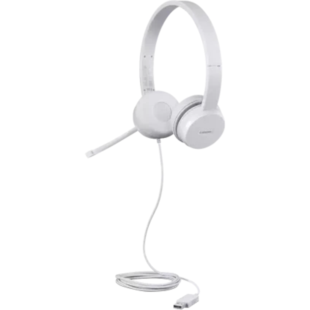 Гарнитура Lenovo 110 Stereo USB Headset Серебристый (GXD1E71385) - изображение 3