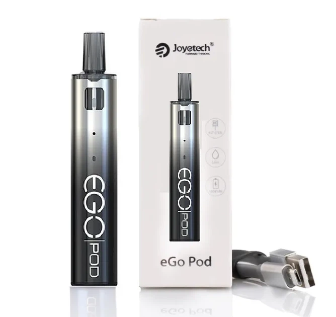 Под-система Joyetech eGo Pod AST Version 1000mAh 2ml Kit Metal Black (11647) - изображение 3