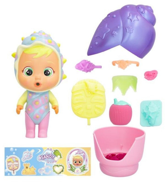 Пупс TM Toys Cry Babies Magic Tears Shiny Shells Sandy (8421134910317) - зображення 2