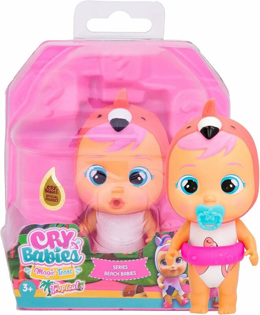 Пупс TM Toys Cry Babies Magic Tears Beach Babies Fancy 12.5 см (8421134910355) - зображення 1