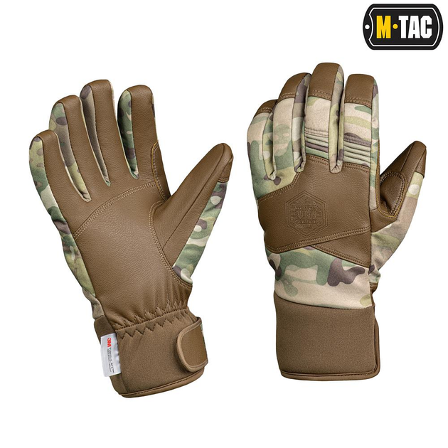 Тактические зимние перчатки M-Tac Thinsulate Pro MC L - изображение 1