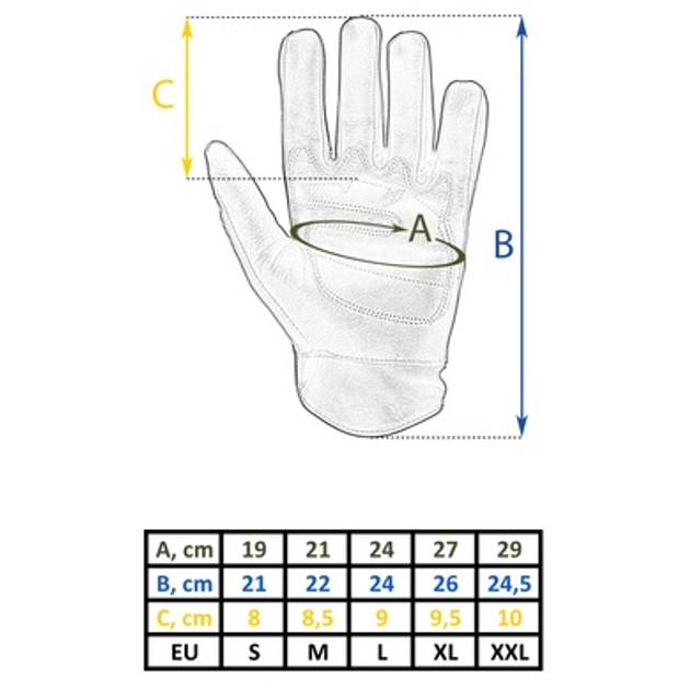 Рукавиці повнопалі сенсорні з каучуковими кісточками Койот L - зображення 2