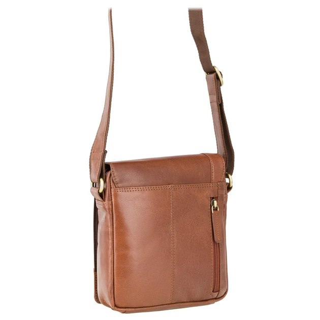 Чоловіча шкіряна сумка через плече Visconti S7 Messenger Bag A5 (Tan) - Фото 2 Чоловіча шкіряна сумка через плече Visconti S7 Messenger Bag A5 (Tan) - зображення 2