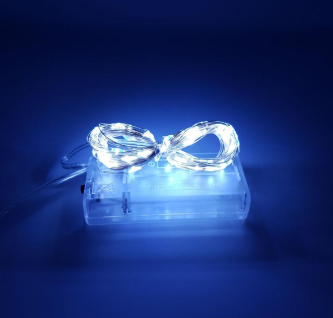Гирлянда-роса (Copper Wire) 30 Led 3M W на медной проволоке (белый ...
