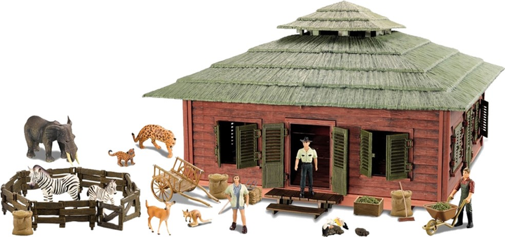 Ігровий набір LEAN Toys Wild Animals Навіс сафарі з аксесуарами (5905214971984) - зображення 3