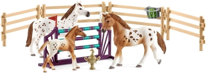 Ігровий набір Schleich Horse Club Сімейство породи Аппалуза (4055744021831) - зображення 2