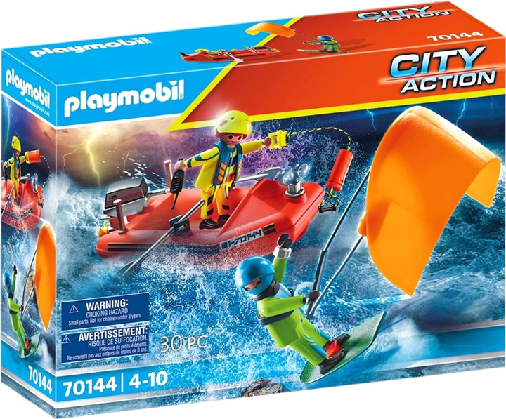 Ігровий набір Playmobil City Action На допомогу на моторному човні (4008789701442) - зображення 1