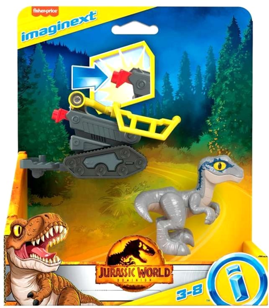 Ігровий набір Mattel Imaginext Jurassic World Blue Dino (0194735102945) - зображення 1