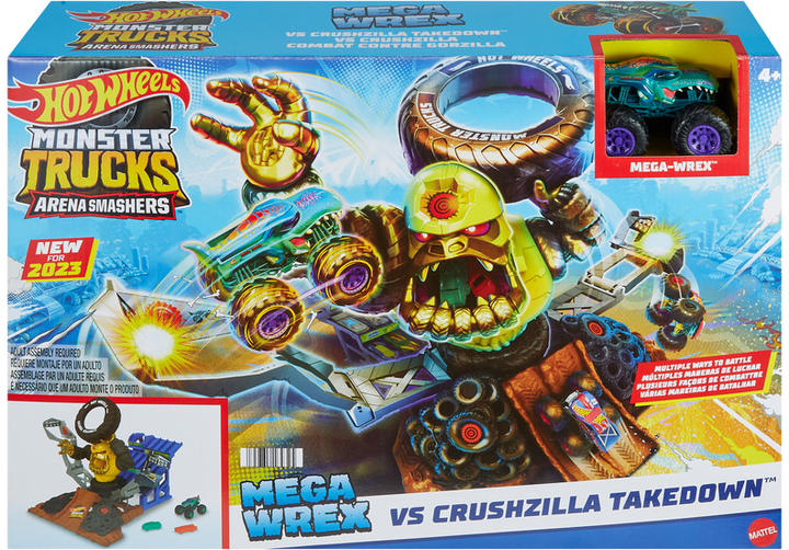 Zestaw do zabawy Hot Wheels Crashzilla Attack Training Arena (0194735164325) - obraz 1