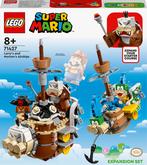 Конструктор LEGO Super Mario Дирижаблі Ларрі та Мортона 1062 елемента (71427) (955555905688816) - Уцінка - зображення 1