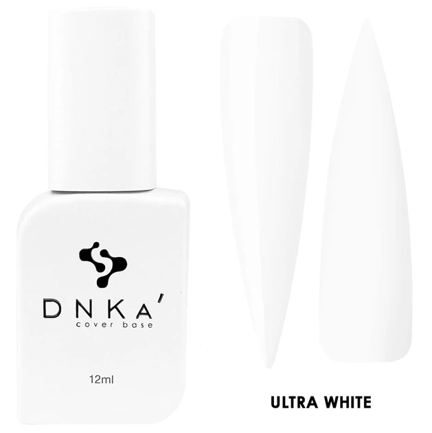 Гель лак DNKa Gel Polish Ultra White 12 мл - Фото 1 Гель лак DNKa Gel Polish Ultra White 12 мл - зображення 1