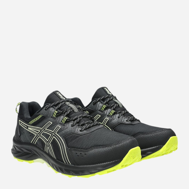 Buty do biegania męskie z amortyzacją ASICS Gel-Venture 1011B705-003 42 (8.5US) 26.5 cm Czarny/Jasnozielony (4550457727860) - obraz 2