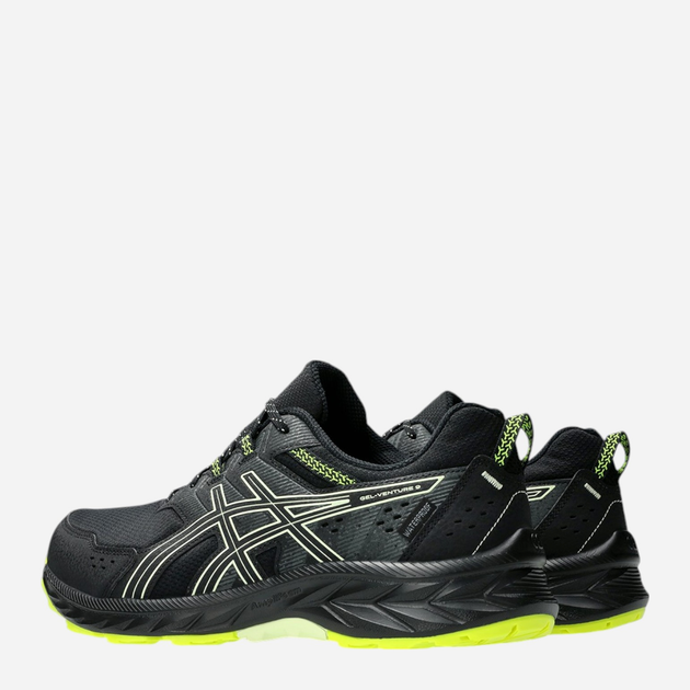 Чоловічі кросівки для бігу ASICS Gel-Venture 9 1011B705-003 42 (8.5US) 26.5 см Чорний/Світло-зелений (4550457727860) - зображення 4