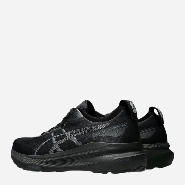 Чоловічі кросівки для бігу ASICS Gel-Kayano 31 1011B867-001 45 (11US) 28.5 см Чорні (4550457883153) - зображення 4