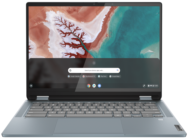 Сенсорний ноутбук 14" Lenovo IdeaPad Flex 5 Chrome 14IAU7 Intel Core i3-1215U RAM 8GB eMMC 128GB 10год батарея Chrome OS Алюмінієвий корпус (UKR) - Уцінка - зображення 2
