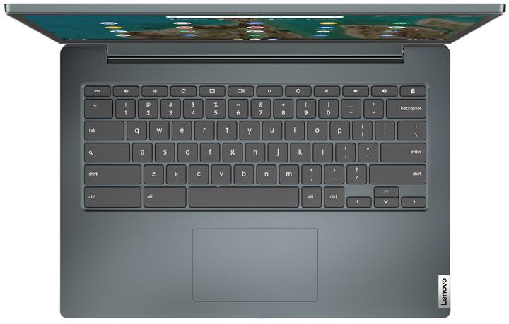 Ноутбук 14" Lenovo IdeaPad 3 CB 14IGL05 Intel Celeron N4020 RAM 4GB eMMC 64GB 10год батарея Chrome OS (UKR) (102100996) - зображення 3
