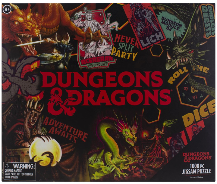 Puzzle Paladone Dungeons and Dragons 1000 elementów (5055964770570) - obraz 2