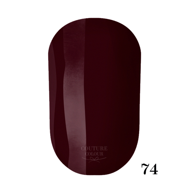 Гель-лак (бордовий) 074 Couture Colour 9 мл - зображення 2