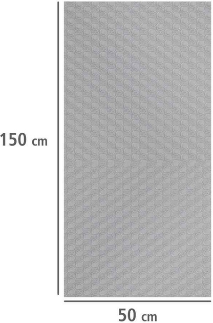 Протиковзкий килимок Wenko для кухонних шухляд і шаф 150 x 50 см Сірий (4008838564158) - зображення 3