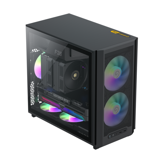 Корпус для компьютера GameMax F36 BK Без БП - изображение 2